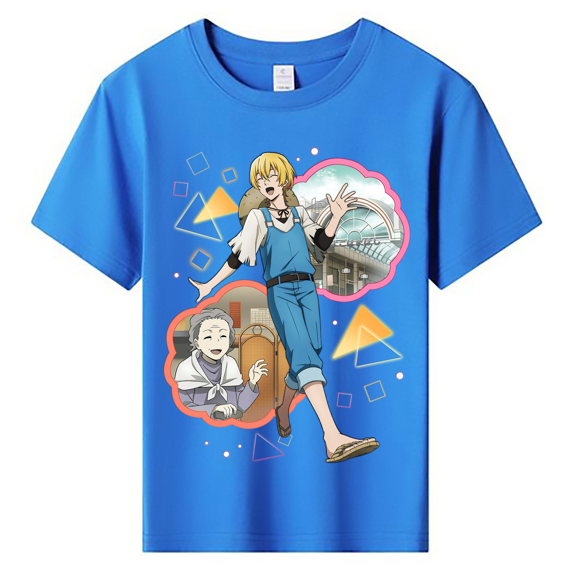 （画像用） 文豪ストレイドッグス Bungo Stray Dogs 綿100％キッズTシャツ（フロントプリント）